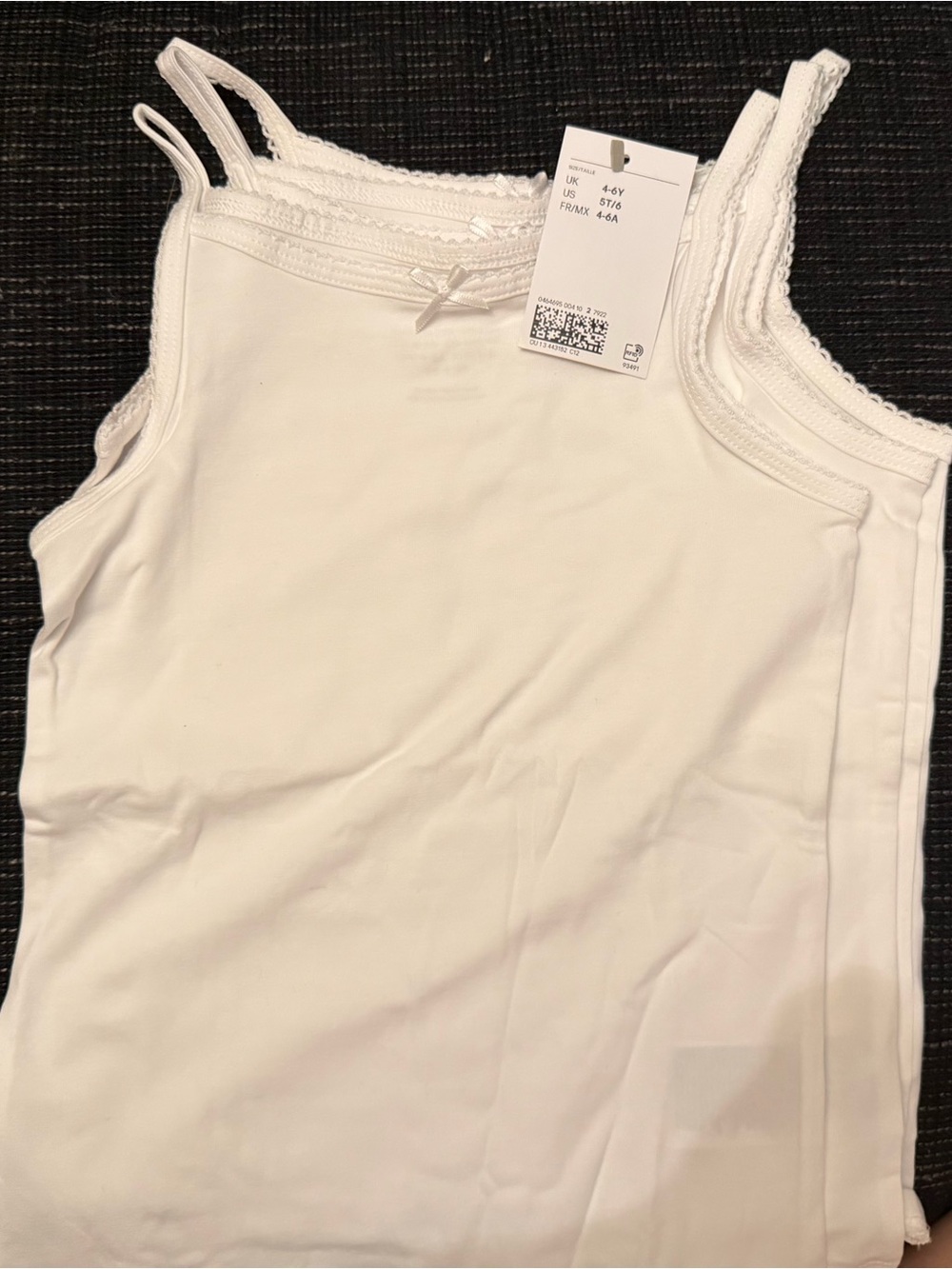 H&M 3-PACK COTTON TANK TOPS